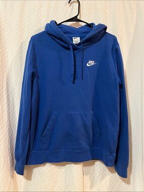 NWOT NIKI HOODIE - Blue - Size Men Medium NEW - Quality Hood With Strings